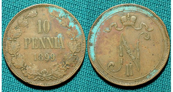10 пенни 1899 Финляндия